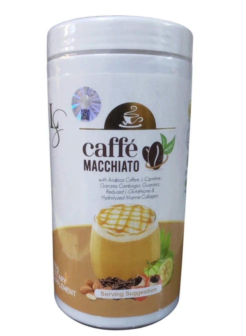 لوكس سليم قهوة ماكياتو لوكس سليم مع قهوة أرابيكا، وجلوتاثيون مُخفَّض، وكولاجين بحري مُحلَّل، 500 غرام - Image 1