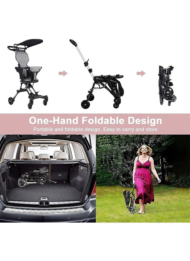 JCB CHIC - Baby Stroller,Kids Stroller,Baby Travel Stroller with Adjustable Handles and Backrest, One-Hand Fold, For Overhead Airplane StorageFoldable Baby Stroller for Easy Storage, Ideal for Babies and Toddlers Up to 3 Years(XKB-302) - Image 1