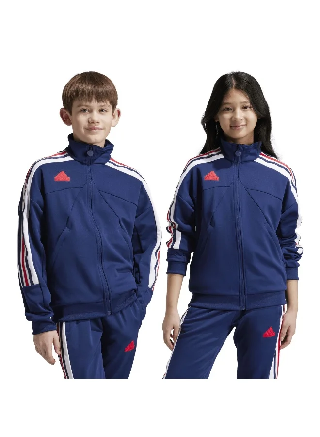 Adidas adidas J Np Ttop Blue Training Track Tops 7-8Y