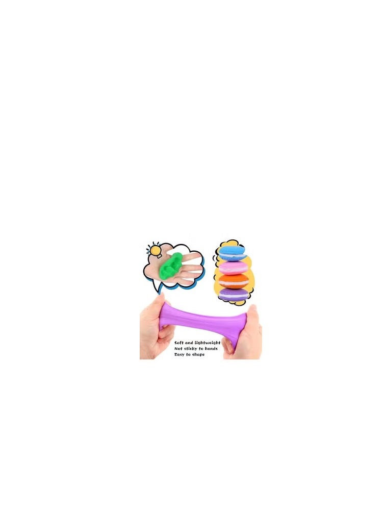 Generic Foam clay, 12 colors for children, multiple uses  - Image 2