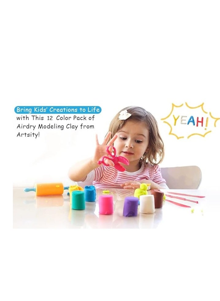 null - Foam clay, 12 colors for children, multiple uses - Image 1