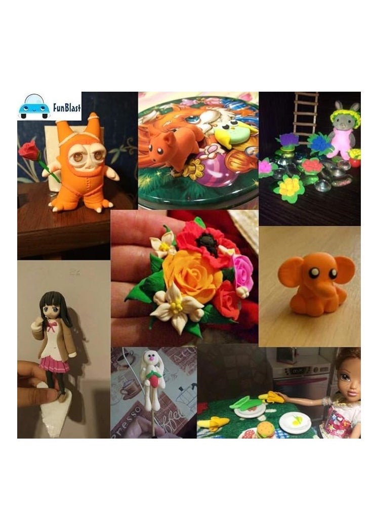 null - Foam clay, 12 colors for children, multiple uses - Image 1