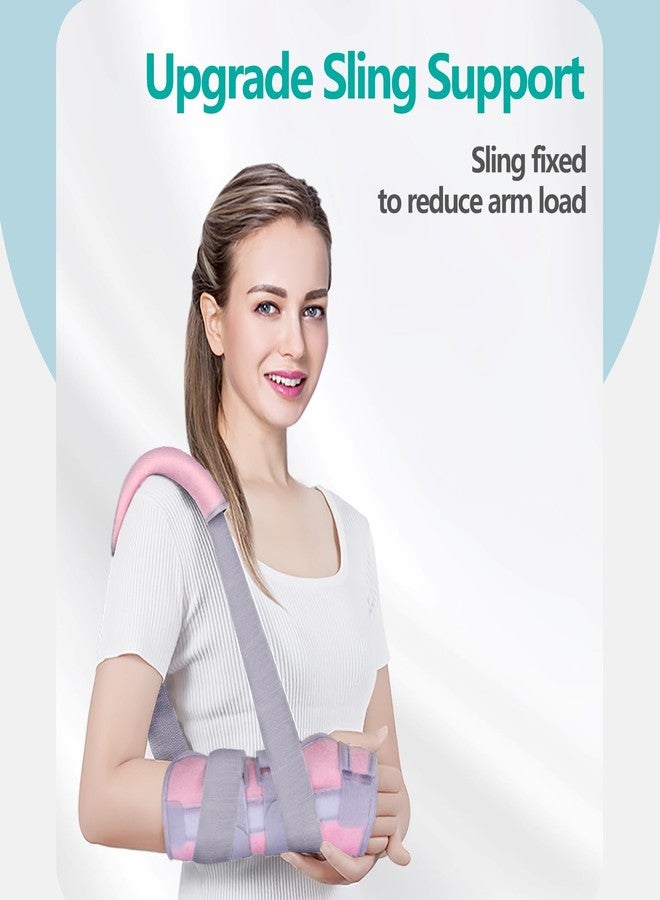 lefeke Carpal Tunnel Wrist Brace Night Support for Right Hand, Adjustable Hand Brace with Replaceable Splints and Sling, Carpal Tunnel Pain Relief Remedies for Tendonitis, Arthritis, Injuries, Women - Image 4