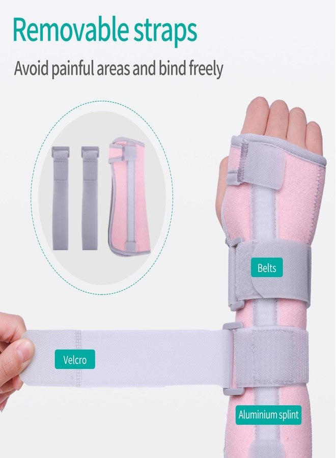 lefeke Carpal Tunnel Wrist Brace Night Support for Right Hand, Adjustable Hand Brace with Replaceable Splints and Sling, Carpal Tunnel Pain Relief Remedies for Tendonitis, Arthritis, Injuries, Women - Image 5