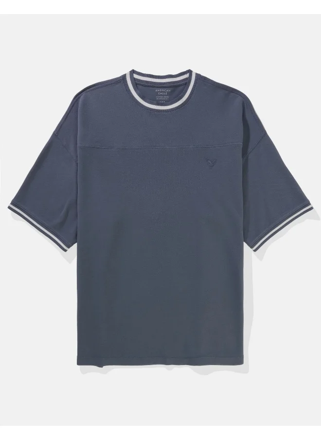 امريكان ايجل Ringer Pique Crew Neck T-Shirt