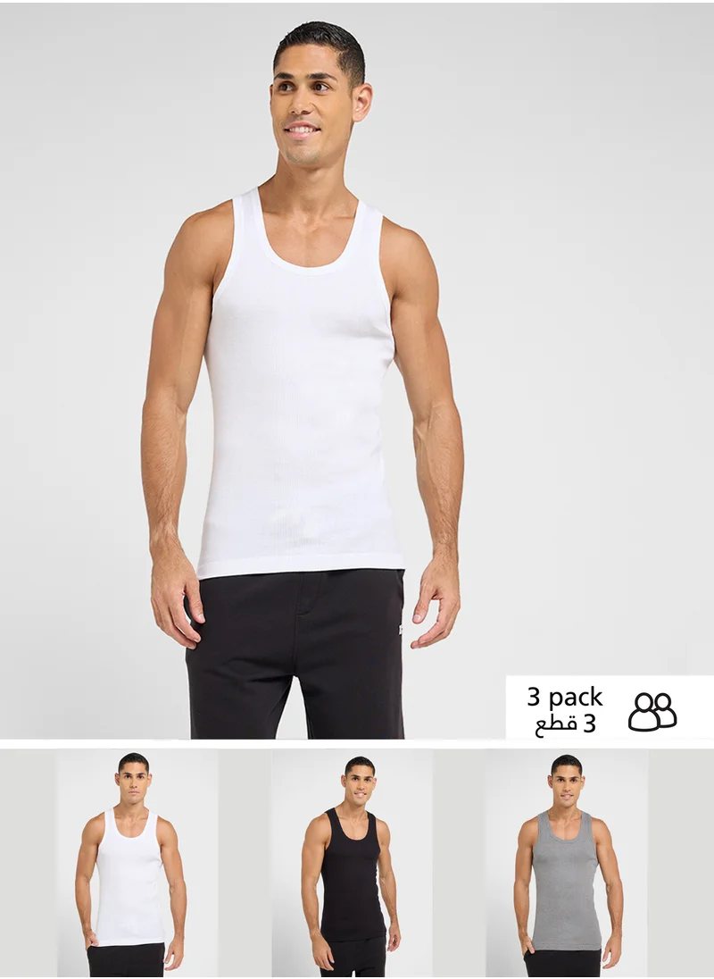 Seventy Five Basics Pack Of 3 Vest