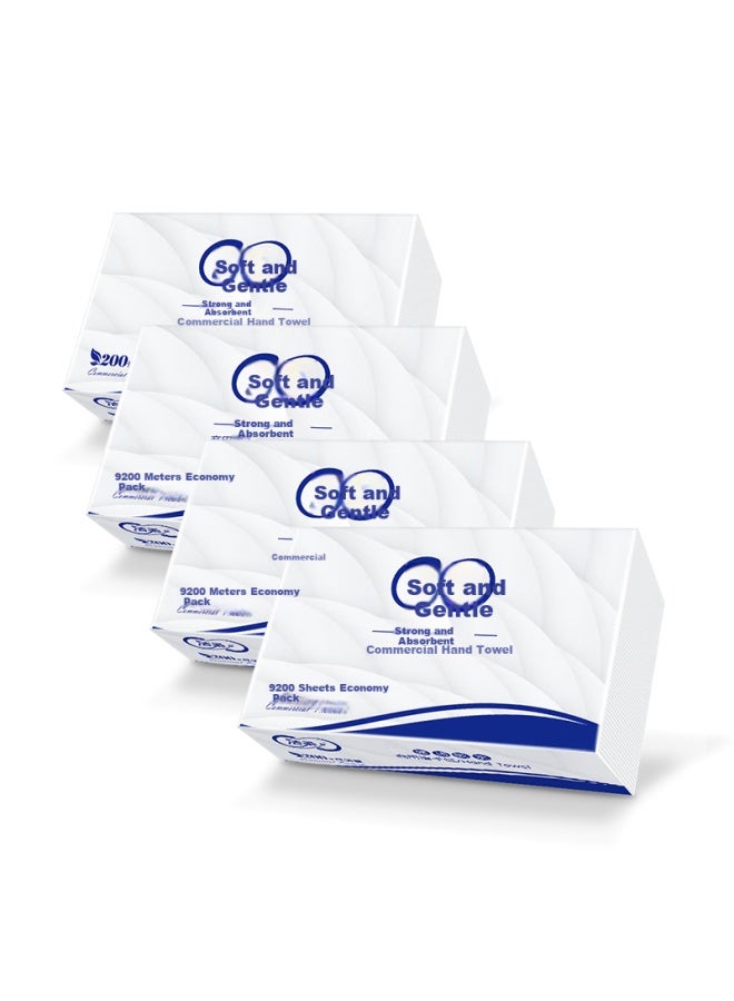 CS C&s Hand Towel Paper, Single Layer, 200 Sheets*10 Packs, Commercial Paper For Hotels, Restroom Toilet Paper, Tissue Paper, Whole Box, Cc202-10e - Image 1