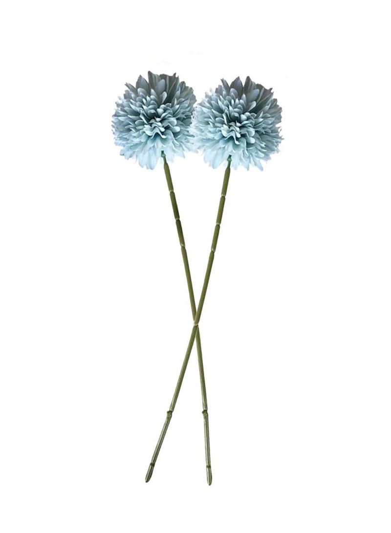 Kutis 2-Piece Artificial Hydrangea Flower Bouquet For Home Garden Wedding Birthday Party  - Image 2
