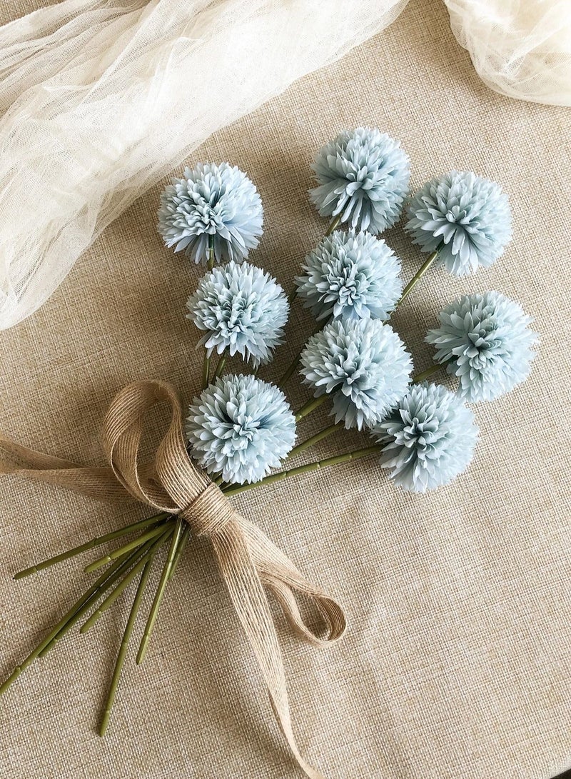 Kutis 2-Piece Artificial Hydrangea Flower Bouquet For Home Garden Wedding Birthday Party  - Image 4