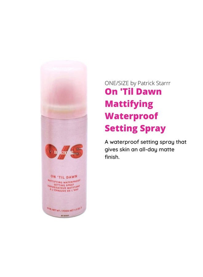 One Size Patrick Starr On Til Dawn Mattifying Waterproof Setting Spray 1 oz 1 Ounce (Pack of 1) - Image 2