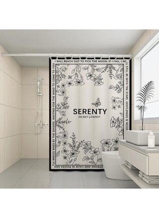 160 G/m?] Dream-seeking Flowering J-shower Curtain [limited Time Waterproof And Mildew Proof]]