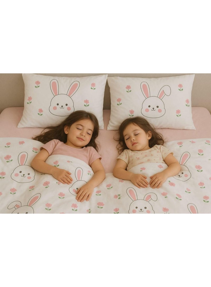 Generic valueable 1 Disposable travel bed sheets, 3 pieces, white, lightweight and practical for hotels, hospitals, Umrah and Hajj trips, disposable, with pillowcase. - Image 2