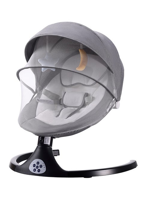 Premium Automatic Electric Baby Swing Cradle for baby with 5 Swing Speed, Music Speaker with 10 Preset Lullabies, Includes Remote Control