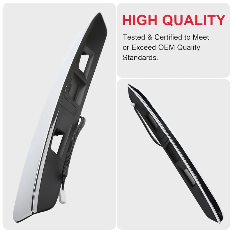 VASTAUTO Rear Tailgate Chrome Handle Finisher Molding Fit for 20132019 Nissan Pathfinder Replaces 908109PG0A Rear Liftgate Handle Garnish Molding - Image 4