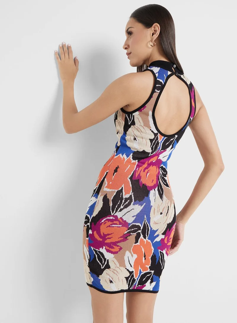 Ted Baker Floral Print Bodycon Dress