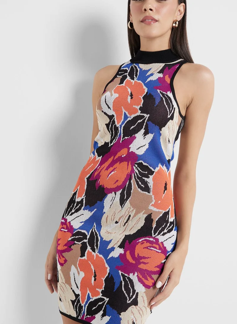 Ted Baker Floral Print Bodycon Dress