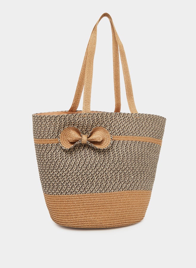 ستايلي حقيبة كتف بتفاصيل شريط ستايلي - Image 1