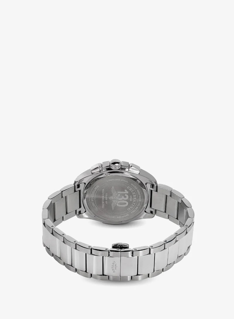 Rotary  Rotary Mens Apex 100 Chronograph Green Dial Stainless Steel Bracelet Watch - RGB10029/24 for Men | Best Price UAE