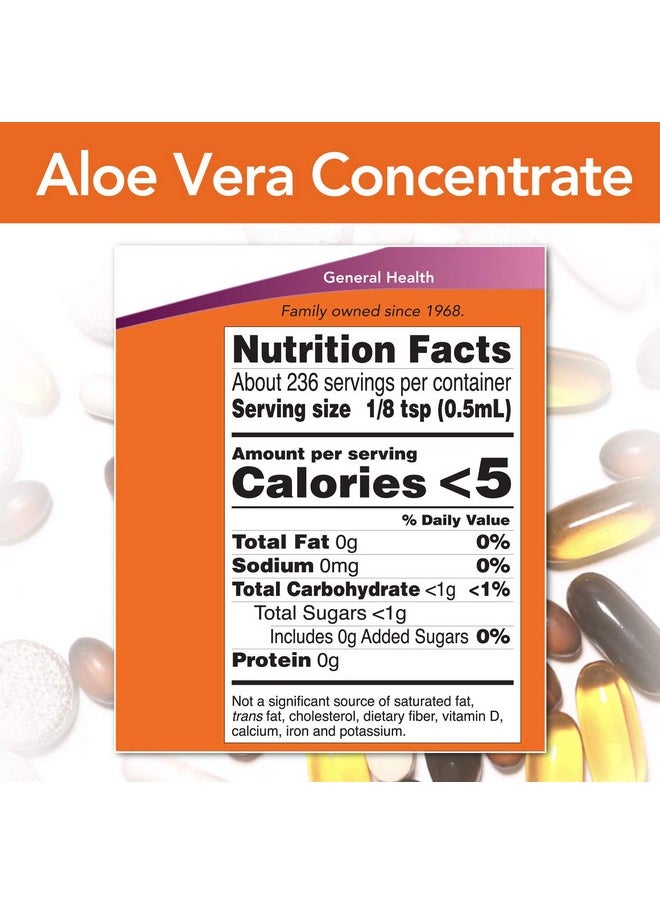 now Supplements Aloe Vera Concentrate (40:1 Concentrate Contains Active Polysaccharides) 4 Ounce  - Image 3