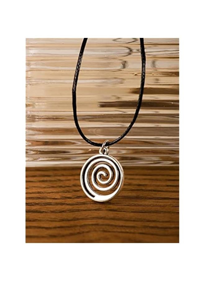 Arabest - Black Gothic Spiral Choker Necklace, Boho Style, Perfect Gift for Women for  and New Year - Image 1