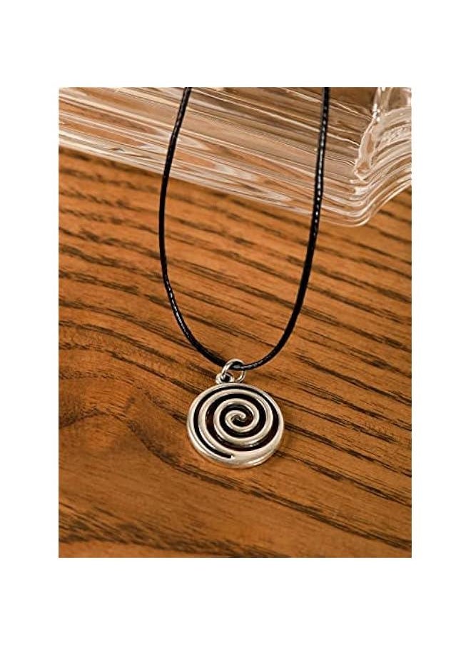 Arabest - Black Gothic Spiral Choker Necklace, Boho Style, Perfect Gift for Women for  and New Year - Image 1