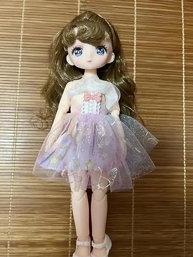 bositigo Anime BJD Doll 1/7 SD Dolls 9 Inch 18 Ball Jointed Doll DIY Toys with Clothes Outfit Shoes Non-Adjustable Hair Makeup,Best Gift for Girls Kids Children - Y - Image 4