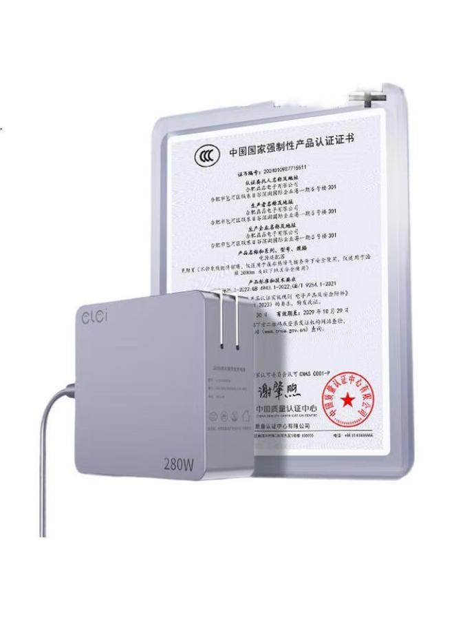 Elei Gan Hp Pavilion/Spectre X360/Pro 4 Tpn-Q173 20V14A 280W Power Adapter Charger Cable 4.5*3.0 - Image 1