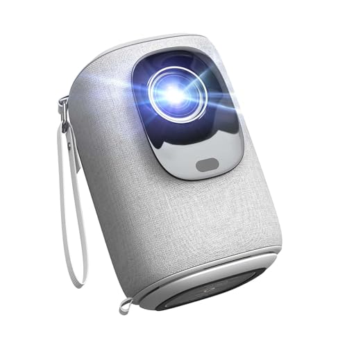 ONOAYO [Electric Focus & Auto Keystone] Mini Projector With WiFi And Bluetooth, ONOAYO GivingYou AY2Pro Portable Projector 550 ANSI, Ultra Low Noise & Lens Cap Dustproof, Outdoor Projector For Phone/Laptop - Image 1