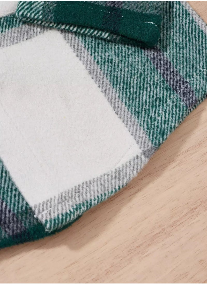 Toddler Boys Plaid Wool-Mix Shacket Without Tee