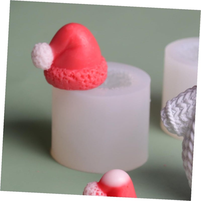 Silicone Santa Hat DIY Mold for Candy Chocolate Fondant Baking Multi-use Wear-resistant Xmas Hat Shaped Mold for Creative Cake Decorations and Handmade Crafts - Image 3