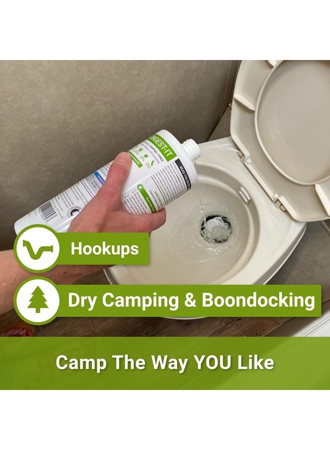 Unique RV Digest-It Black Water Tank Treatment - Concentrated Liquid RV Toilet Treatment - Eliminates Odor, Liquifies Waste, Prevents Sensor Misreading, CA Approved (32 oz.) - Image 5