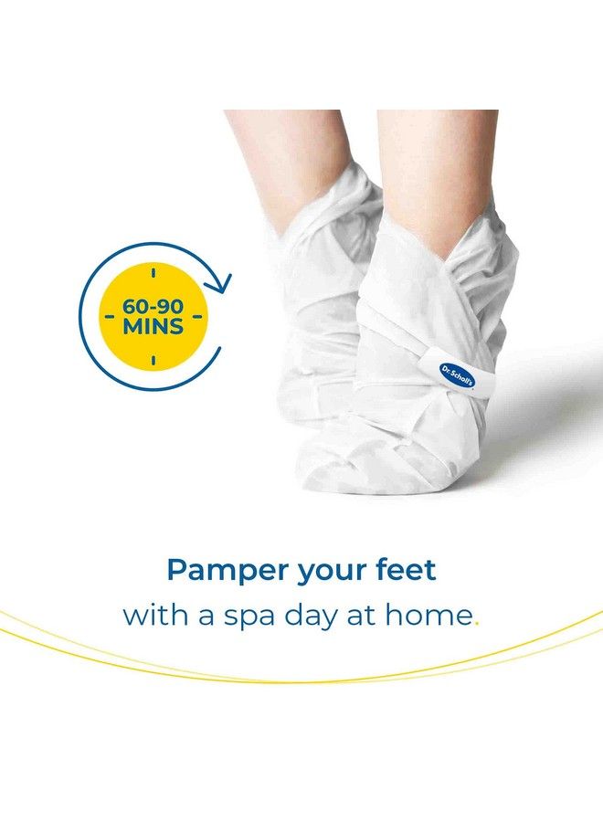 Dr. Scholl's قناع تقشير القدمين فائق التقشير، عبوة من 3 قطع، يقشر بلطف وينعم البشرة الجافة الخشنة باليوريا، 3.0 قطعة، زوج واحد - Image 4