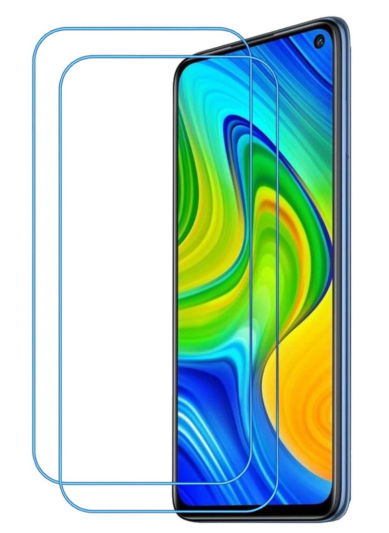 ACLIX 2 Pieces Antistatic ESD Dustproof Premium Quality High Definition Clear Tempered Glass Screen Protector Designed For Xiaomi Redmi Note 9 - Image 1