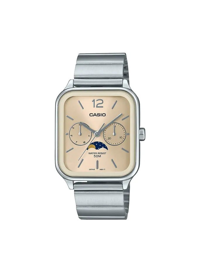 CASIO Analog Moon Phase Unisex Watch MTP-M305D-9AVDF