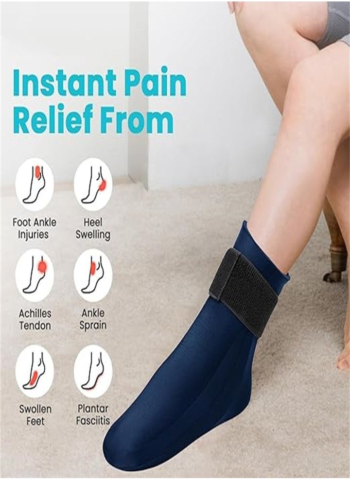 Generic - Cold Therapy Socks, Foot Ice Pack Neuropathy Socks for Foot Pain Relief, Ice Socks for Plantar Fasciitis, Arthritis, Chemotherapy Care, Cooling Socks for Men and Women (One Size, Universal for Left and Right Foot) - Image 1