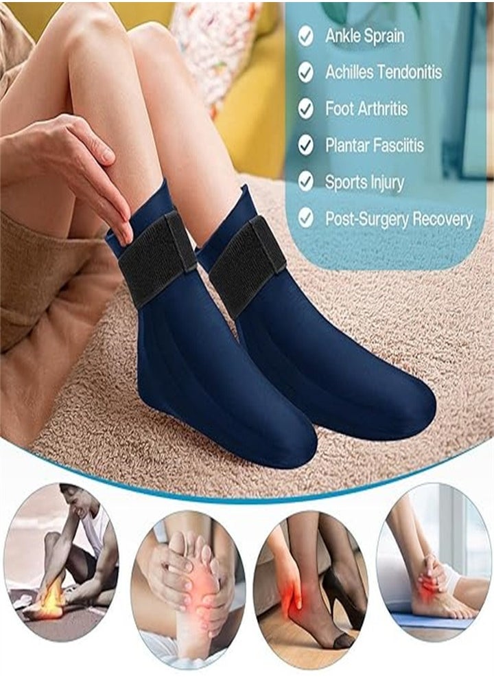 Generic - Cold Therapy Socks, Foot Ice Pack Neuropathy Socks for Foot Pain Relief, Ice Socks for Plantar Fasciitis, Arthritis, Chemotherapy Care, Cooling Socks for Men and Women (One Size, Universal for Left and Right Foot) - Image 1