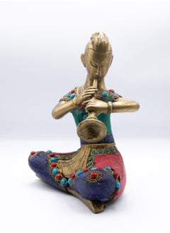 Alpine Crystals UAE Musician Statute (Tribal Folk Musician) Sets of 3 from nepal  - Image 5