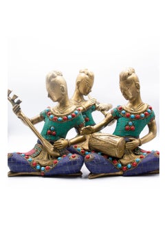 Alpine Crystals UAE Musician Statute (Tribal Folk Musician) Sets of 3 from nepal  - Image 4