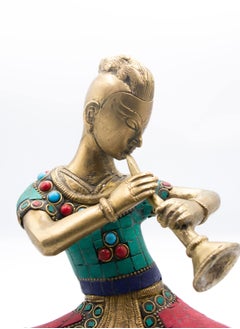 Alpine Crystals UAE Musician Statute (Tribal Folk Musician) Sets of 3 from nepal  - Image 3