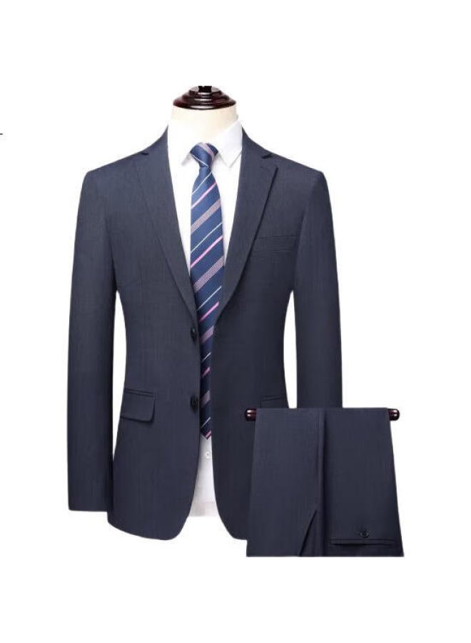 Shanshan Men'S Suit Set Slim Fit Men'S Professional Formal Business Wedding Banquet Formal Wear 2-Piece Suit - Image 3
