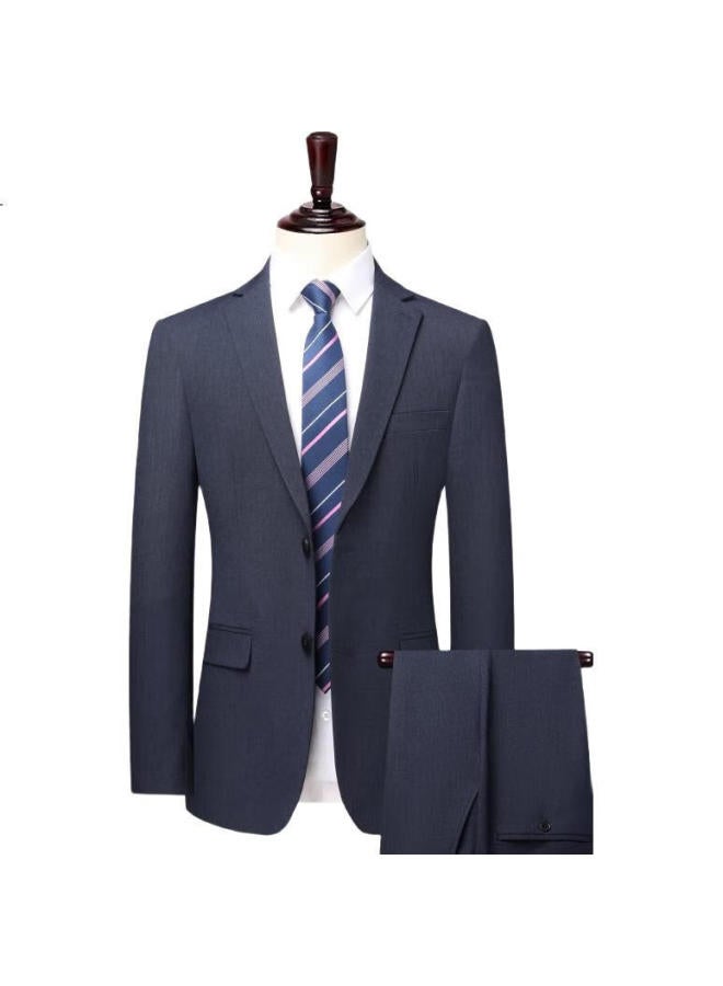Shanshan Men'S Suit Set Slim Fit Men'S Professional Formal Business Wedding Banquet Formal Wear 2-Piece Suit - Image 1