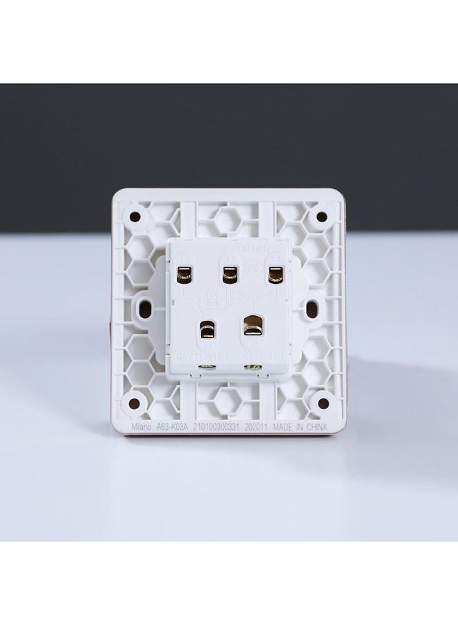 DANUBE HOME Danube Home - Milano 10A 3 Gang 1 Way Switch Gd Ps - Image 4