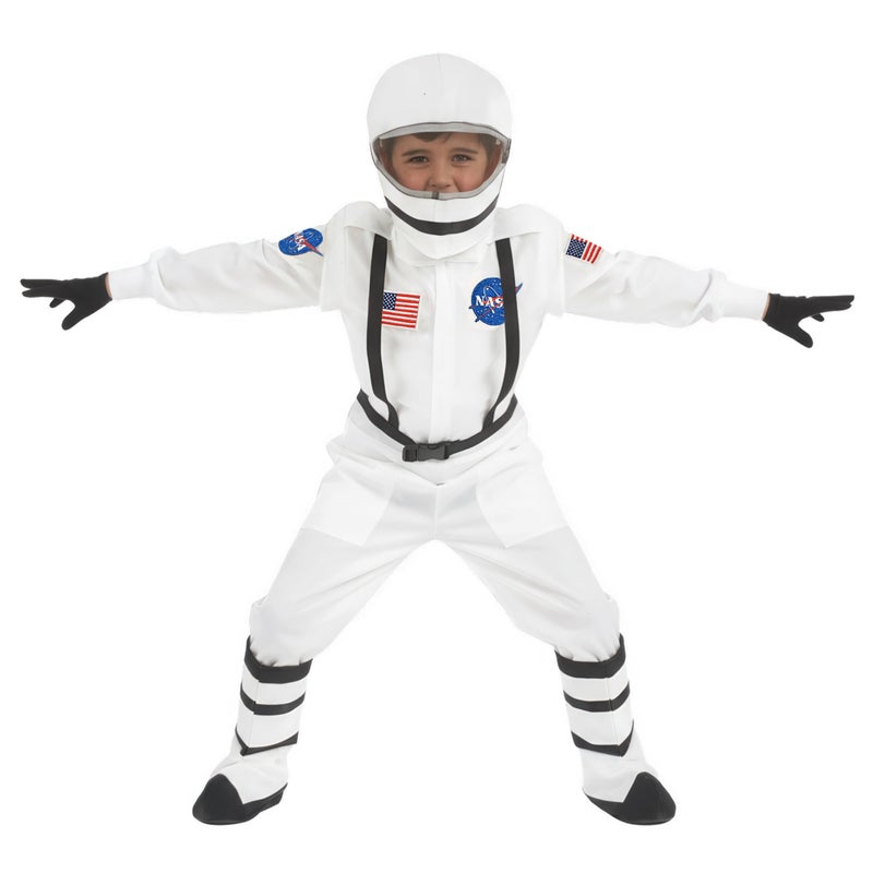 fun shack Kids Astronaut Costume With Helmet, NASA Space Outfit For Boys And Girls, Ideal For Dress Up And Parties, Large - Image 1