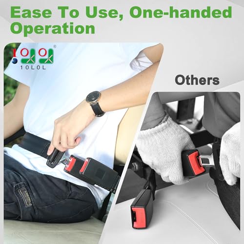 10L0L Retractable Golf Cart Seat Belts(47.64"), Universal Seat Belts for Yamaha EZGO, Club Car, Go Kart, UTV,Retractable Seat Belts for Golf Cart Frond and Rear Seat - Image 4