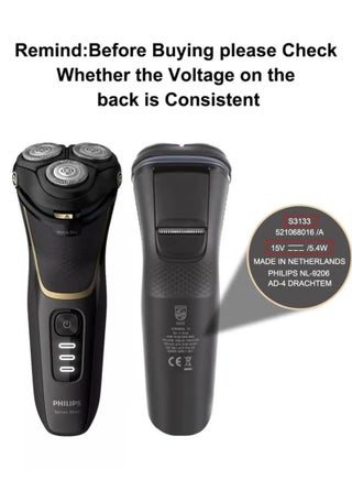 15V for Philips Shaver Charger HQ8505 Cable UK for Series 3000, 5000, 7000, 9000 Beard Trimmer S3233, S3333, S1332, BT5502, BT9810, MG7790 MG7750 Electric Razor Aquatouch Power Lead - view 5