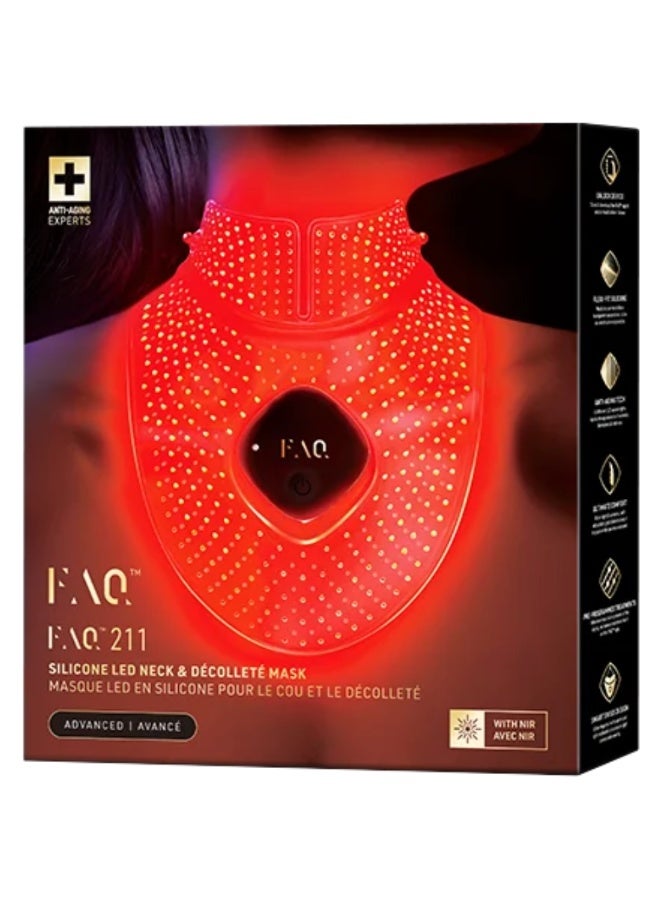 Foreo FAQ 211 Anti-Aging Mask with 7 LED Light and NIR Therapy 1unit - Image 4