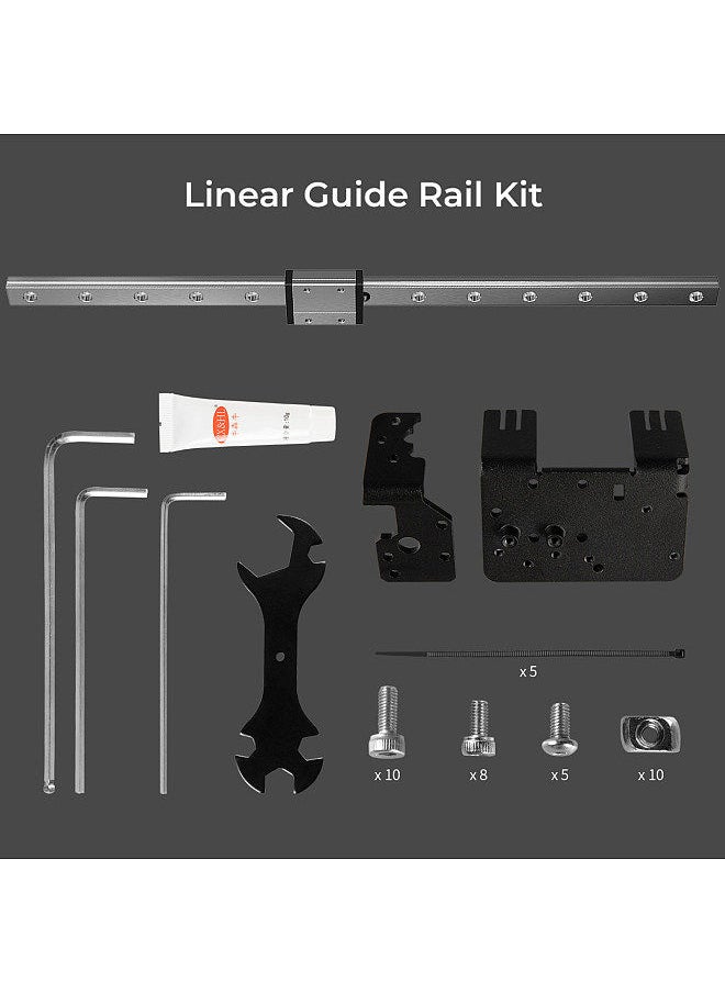 Creality 3D Linear Guide Rail Kit High Precision Printing High Speed Printing and Long Service Life for 3D Printers Ender-3/ Ender-3 Pro/ Ender-3 V2  - Image 4