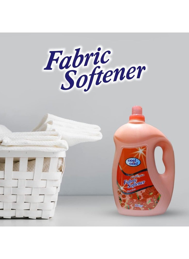 Cool & Cool Fabric Softener Flora Fresh 3L  - Image 3