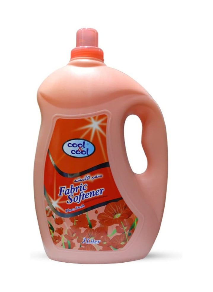 Cool & Cool Fabric Softener Flora Fresh 3L  - Image 1