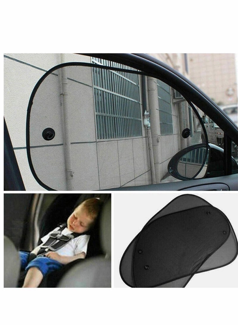 Universal Car Window Sun Shades 2 Pack Protect Your Child from Sun Glare and UV Rays Perfect for Side Windows - Image 2